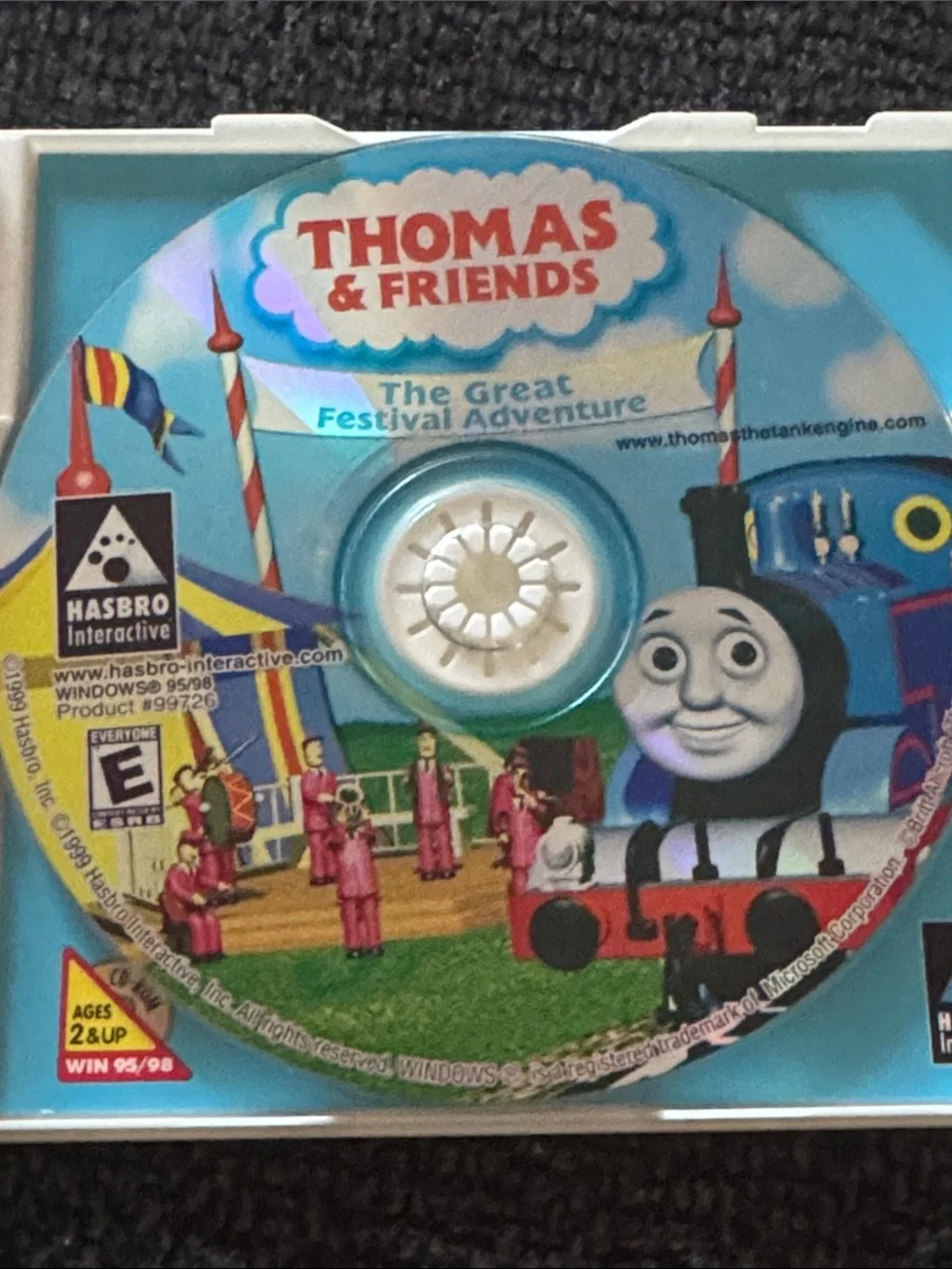 Hasbro Thomas & Friends CD-ROM - Blue and White Cover